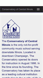 Mobile Screenshot of conservatorycentralil.org